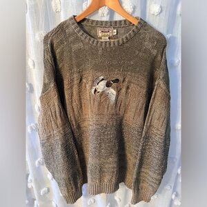 Vintage Cabela’s outfitter series knit sweater sz Large